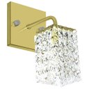 Ver imagem 2 de Kit 2 Arandelas De Cristal Legitimo Clearwall Dourada