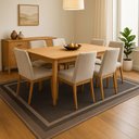 Ver imagem 4 de Tapete Sisal Eco Nature Moldura Bege / Chumbo 77 - 200 X 300 Cm - J Serrano