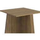 Ver imagem 7 de Conjunto: Mesa Sala Jantar Lótus Tampo Madeirado C/ Vidro 105x135cm e 4 Cadeiras 2cad153 Nogueira/