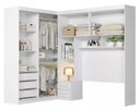 Ver imagem 4 de Guarda Roupa Armário de Casal com 6 Portas para Cama Box Branco