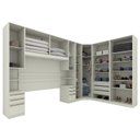Ver imagem 3 de Quarto Modulado Casal Seletto 7 Peças Areia - Móveis Henn