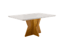 Ver imagem 1 de Mesa de Jantar Moderna com Vidro - Cristal-1,80x0,90m - Móveis Mundial