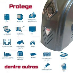Protetor Eletrônico 600va 300w entrada 110v/220v-saída 110v - Entrada pode ser 110v ou 220v - saída  - 6