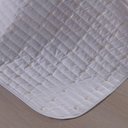 Ver imagem 5 de Kit Cobre Leito Casal Padrão Bordado Urbany Hipercal 400 Fios 3 Peças Dupla Face (Branco)