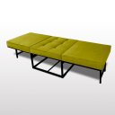 Ver imagem 2 de Puf Cama Pc01_mm 07 que Se Transforma em Sofá Cama Resistente e Confortável em Sued