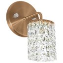 Ver imagem 2 de Kit 3 Arandelas Cristal Legitimo Clearwall Redonda Cobre