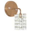 Ver imagem 3 de Kit 3 Arandelas Cristal Legitimo Clearwall Redonda Cobre