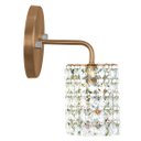 Ver imagem 4 de Kit 3 Arandelas Cristal Legitimo Clearwall Redonda Cobre