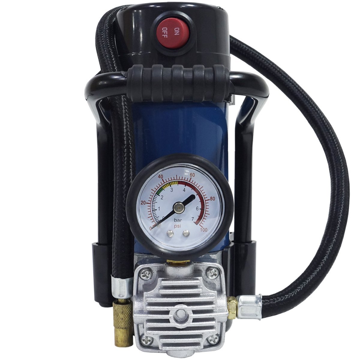 Mini Compressor Auto Mini Compressor Ar Automotivo Turbo 12V Portátil Profissional 100psi 3 ...