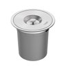 Lixeira de Embutir Clean Round Aço Inox 5l Redonda 94518005 Tramontina - 1