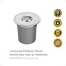 Lixeira de Embutir Clean Round Aço Inox 5l Redonda 94518005 Tramontina - 2