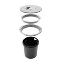 Ver imagem 6 de Lixeira de Embutir Clean Round Aço Inox 5l Redonda 94518005 Tramontina