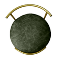 Ver imagem 7 de Kit 2 Banqueta Decorativa Sala Área Gourmet Puff Ferro Facto:verde