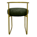 Ver mais imagens de Kit 2 Banqueta Decorativa Sala Área Gourmet Puff Ferro Facto:verde