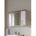 Ver imagem 1 de Armário de Banheiro 80cm MDF Freijo com Branco Paris - On Móveis