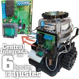 kit Motor Portao deslizante Rcg Slim PL 450kg 1/4 2 cont 3m - 220v - 4