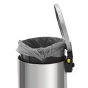 Ver imagem 2 de Lixeira Tramontina Loop com Pedal 30l Redonda Inox Polido