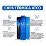 Capa Térmica Para Piscina Aquecida 12.5x6.5 Metros 300 Micras Original Atco Advanced Blackout - 5