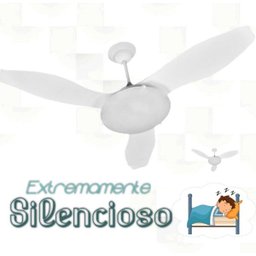 Ventilador de Teto Turbo Silencioso 127V Luminária Novo - Treliça - 3