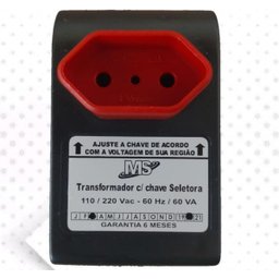 Transformador de energia conversor 60va (45w) 110v/127v/220v - 4