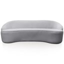 Ver mais imagens de Sofá Curvo Montserrat 210cm 3 Lugares Lona Cinza Claro - Nexta Casa