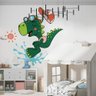 Adesivo de Parede Infantil Dinossauro Brincando-Especial 100x101cm - 2