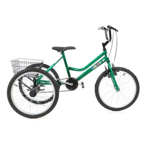 Triciclo Infantil Aro 20 - Super Luxo - Verde