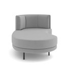Ver imagem 4 de Sofá Chaise Longue Sala de Estar Living Lucca Esquerdo D02 Veludo Cinza C-317 - Lyam Decor