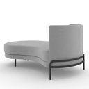 Ver imagem 7 de Sofá Chaise Longue Sala de Estar Living Lucca Esquerdo D02 Veludo Cinza C-317 - Lyam Decor