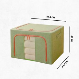 Caixa Organizadora de Roupas Multiuso Dobrável - Verde - 3