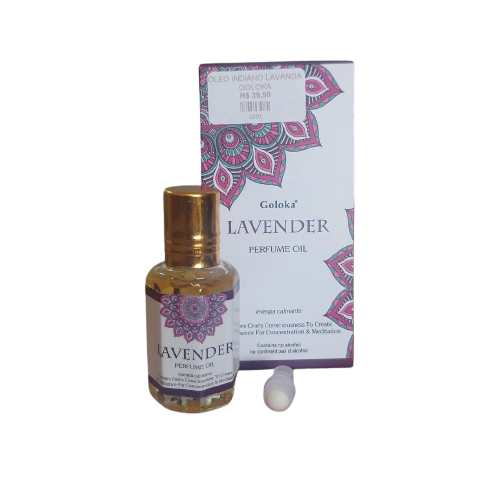 Perfume Oil Lavanda - Energia Calmante - Goloka