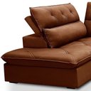 Ver imagem 5 de Sofá 3 Lugares Retrátil Reclinável Chaise Esquerdo 258cm Bergen F04 Veludo Terracota - Lyam Decor