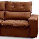 Ver imagem 7 de Sofá 3 Lugares Retrátil Reclinável Chaise Esquerdo 258cm Bergen F04 Veludo Terracota - Lyam Decor
