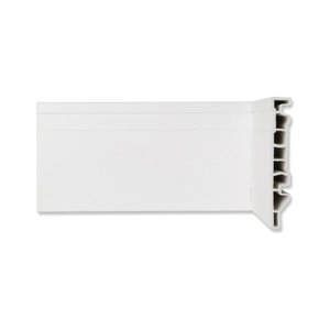 Rodapé Pvc 10cm X 10mm Metro Linear Barra 225cm Teck