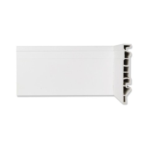 Rodapé PVC 10cm x 10mm Metro Linear Barra 225cm Teck