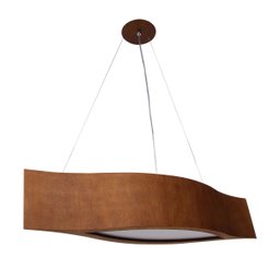 Pendente de Madeira Canoa 80cm Mel - 3
