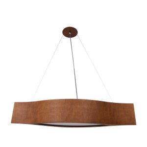 Pendente de Madeira Canoa 80cm Mel