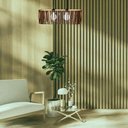 Ver imagem 4 de Luminária Pendente Veneza Modelo Ripado -:MDF CRU