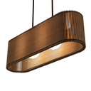 Ver imagem 3 de Luminária Pendente Veneza Modelo Ripado -:MDF CRU