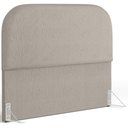 Ver imagem 1 de Cabeceira Cama Box King 195cm Orgânica Lanna W01 Linho Bege - Lyam Decor