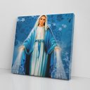 Ver imagem 2 de Nossa Senhora Das Graças Católica Quadro Canvas 60x60cm