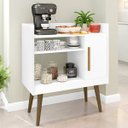 Ver imagem 2 de Balcão Aparador Buffet Para Café 01 Porta B02 Branco - Lyam Decor