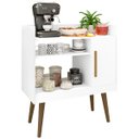 Ver imagem 1 de Balcão Aparador Buffet Para Café 01 Porta B02 Branco - Lyam Decor