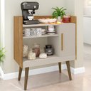 Ver imagem 2 de Balcão Aparador Buffet Para Café 01 Porta B02 Cinamomo Off White - Lyam Decor