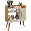 Ver imagem 1 de Balcão Aparador Buffet Para Café 01 Porta B02 Cinamomo Off White - Lyam Decor