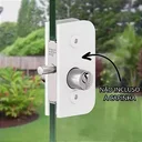Ver imagem 2 de Fechadura 3f 3041 Porta de Vidro Bater Cilindro Redondo Cromada