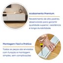 Ver mais imagens de Rack para TV até 75 Polegadas com 100% MDF 220cm Astro Yescasa