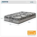 Ver imagem 2 de Colchão Solteiro King Ortopédico San Gabriel Espuma D33 One Pillow 96x203x33cm