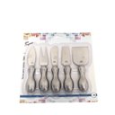 Ver imagem 1 de Jogo de Cortadores Facas para Queijo 5 Peças Aço Inox