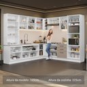 Ver imagem 6 de Armário de Cozinha Completa 549cm Branco/crema Agata Madesa 01